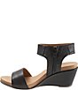 Bueno Ida Leather Ankle Wrap Wedge Sandals - Image 4