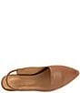 Color:Walnut - Image 6 - Indie Leather Slingback Flats