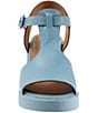 Color:Denim - Image 5 - Mckenzie Leather Platform Block Heel Sandals