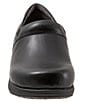 Color:Black - Image 5 - Meredith Sport Leather Slip-On Clogs