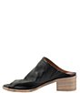 Bueno Ocean Leather Block Heel Slides - Image 4