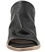 Bueno Ocean Leather Block Heel Slides - Image 5