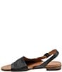 Color:Black - Image 4 - Tiffany Leather Slingback Sandals