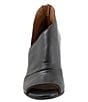 Color:Black - Image 5 - Usher Leather Peep Toe Shooties