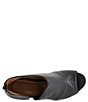 Color:Black - Image 6 - Usher Leather Peep Toe Shooties
