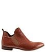 Color:Brown - Image 2 - Vicki Leather Chelsea Western Inspired Booties