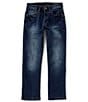 Color:Forest Blue - Image 1 - Big Boys 8-20 Driven Relax Straight Jeans