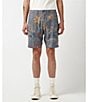 Color:Mirage - Image 1 - Hosam 8#double; Floral Chambray Shorts