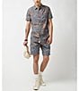 Color:Mirage - Image 2 - Hosam 8#double; Floral Chambray Shorts