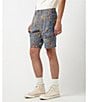 Color:Mirage - Image 3 - Hosam 8#double; Floral Chambray Shorts