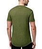 Color:Army Green - Image 2 - Kadya Waffle Knit Short Sleeve T-Shirt