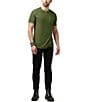Color:Army Green - Image 3 - Kadya Waffle Knit Short Sleeve T-Shirt