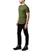 Color:Army Green - Image 4 - Kadya Waffle Knit Short Sleeve T-Shirt