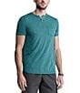 Color:Aventurine - Image 1 - Kadyo Short Sleeve Pocket Henley T-Shirt