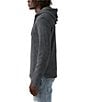 Color:Dark Grey - Image 3 - Kafom Long Sleeve Waffle Knit Hooded Henley