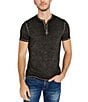 Buffalo David Bitton Kasum Short-Sleeve Burnout Henley - Image 5