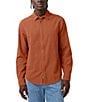 Color:Baked Clay - Image 1 - Long Sleeve Siamik Woven Shirt