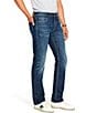 Color:Indigo - Image 3 - Relaxed Fit Straight Leg Driven Jeans