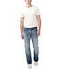 Buffalo David Bitton Authentic Collection Relaxed Straight Driven Jeans, Color:Indigo - Image 4