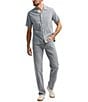 Buffalo David Bitton Salaman Camp Collar Button Front Stripe Top, Color:Whale - Image 3