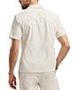Buffalo David Bitton Salaman Camp Collar Button Front Stripe Top, Color:Green Olive - Image 2