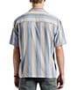 Buffalo David Bitton Salaman Camp Collar Button Front Stripe Top, Color:Moonlight Blue - Image 2
