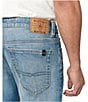 Color:Mid Blue Sanded - Image 4 - Sanded Mid-Blue Relaxed Straight Driven Jeans