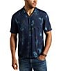 Buffalo David Bitton Sandro Abstract Print Woven Shirt, Color:Whale - Image 1