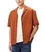 Buffalo David Bitton Short Sleeve Subtle Textured Pattern Sonix Shirt - Image 1
