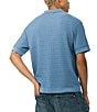 Buffalo David Bitton Short Sleeve Textured Knit Button Front Waldir Shirt - Image 2