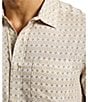 Buffalo David Bitton Sirilo Short Sleeve Printed Shirt, Color:Milk - Image 5