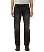 Buffalo David Bitton Six Straight Fit Sanded Jeans, Color:Black - Image 1