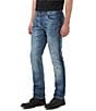 Color:Indigo - Image 3 - Slim Ash Recycled Materials Jeans