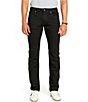 Color:Black - Image 1 - Black Story Collection Straight Leg Six Jeans
