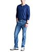 Buffalo David Bitton Straight Six Stretch Jeans, Color:Indigo - Image 4