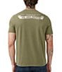 Color:Burnt Olive - Image 2 - Tactics Short Sleeve Graphic T-Shirt