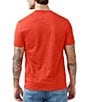 Color:Redwood - Image 2 - Tafurn Short Sleeve Graphic T-Shirt