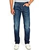 Color:Indigo - Image 1 - Tapered Ben Relaxed Straight Jeans