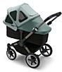Bugaboo Breezy Sun Canopy for Donkey Stroller, Color:Pine Green - Image 5
