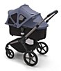 Bugaboo Breezy Sun Canopy for Kangaroo/Fox/Cameleon/Lynx Stroller, Color:Seaside Blue - Image 4