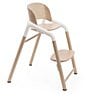 Color:Neutral Wood/White - Image 5 - Giraffe Chair Complete