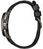 Color:Black - Image 2 - Men's Curv Chronograph Black EPDM Rubber Strap Watch