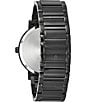 Color:Black - Image 3 - Men's Futuro Analog Modern Black Stainless Steel Bracelet Watch
