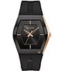 Color:Black - Image 1 - Men's GRAMMY Gemini Black Silicone Strap Watch