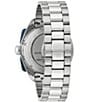 Color:Silver - Image 3 - Men's Lunar Pilot Quartz Chronograph Stainless Steel Bracelet Watch