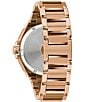 Color:Rose Gold - Image 3 - Men's Precisionist Rose Gold Diamond Dial Stainless Steel Bracelet Watch