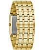 Color:Gold - Image 3 - Men's Quadra Marc Anthony Gold Tone Stainless Steel Bracelet Watch