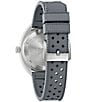 Bulova Men's Snorkel Quartz Mechanical Automatic Strap Watch, Color:Grey - Image 3