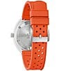 Bulova Men's Snorkel Quartz Mechanical Automatic Strap Watch, Color:Orange - Image 3