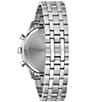 Color:Silver - Image 3 - Men's Sutton Chronograph Silver Stainless Steel Bracelet Watch